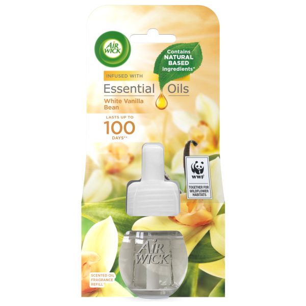 Rezervă odorizant electric Air Wick White Vanilla Bean, 19ml
