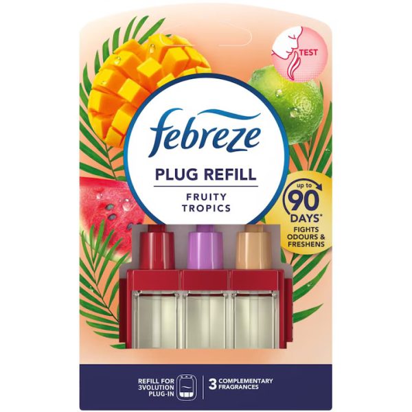 Rezervă odorizant cameră Febreze 3Volution Fruity Tropics, 1x20ml