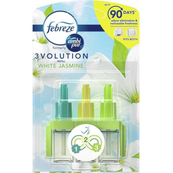 Rezervă odorizant cameră Febreze 3Volution White Jasmine, 1x20ml