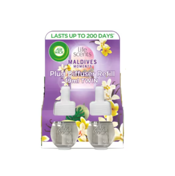 Rezervă odorizant electric Air Wick Maldives Moments, 2x19 ml