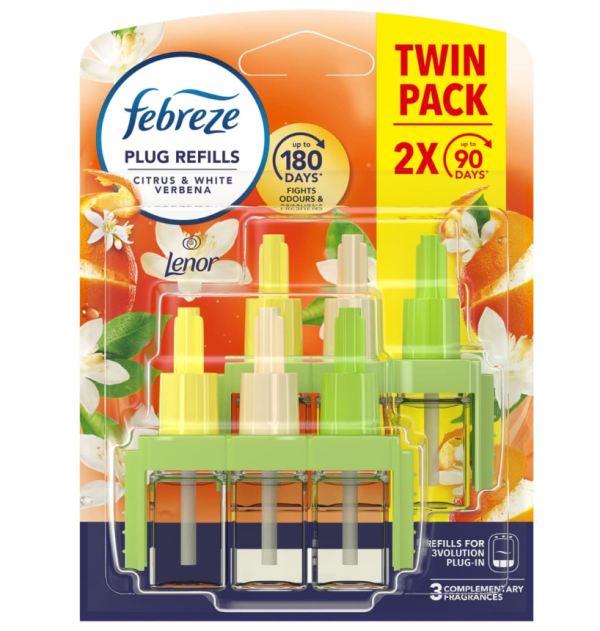 Rezervă odorizant cameră Febreze 3Volution Citrus&White Verbena, 2x20ml