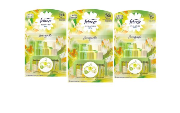 Rezervă odorizant cameră Febreze 3Volution Honeysuckle, 3x20ml