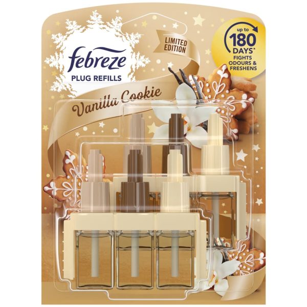 Rezervă odorizant cameră Febreze 3Volution Vanilla Cookie, 2x20ml