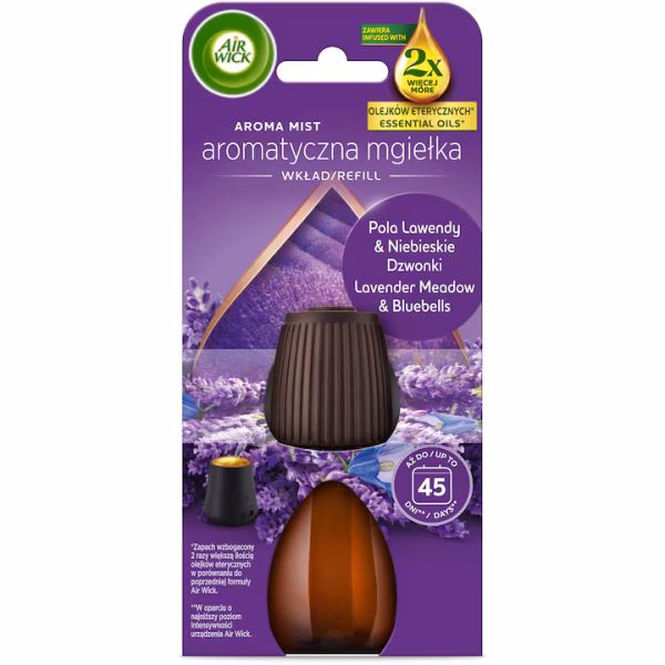 Rezervă difuzor de parfum Air Wick Aroma Mist Lavandă&Albăstrele, 20ml