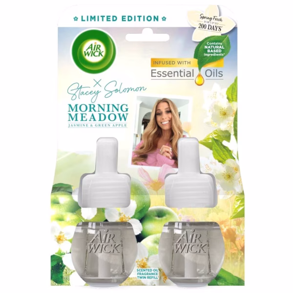 Rezervă odorizant electric Air Wick Morning Meadow, 2x19ml