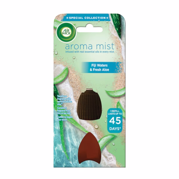 Rezervă difuzor de parfum Air Wick Aroma Mist Fiji&Aloe Vera, 20ml