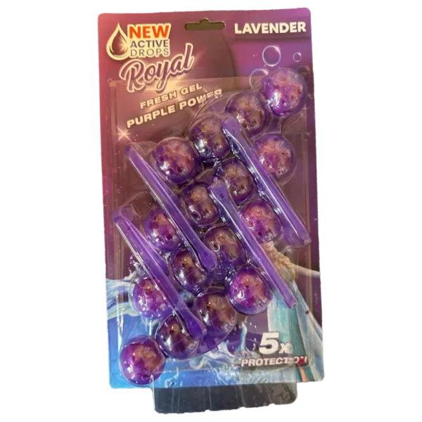 Royal Odorizant de WC 4x55g, Lavandă