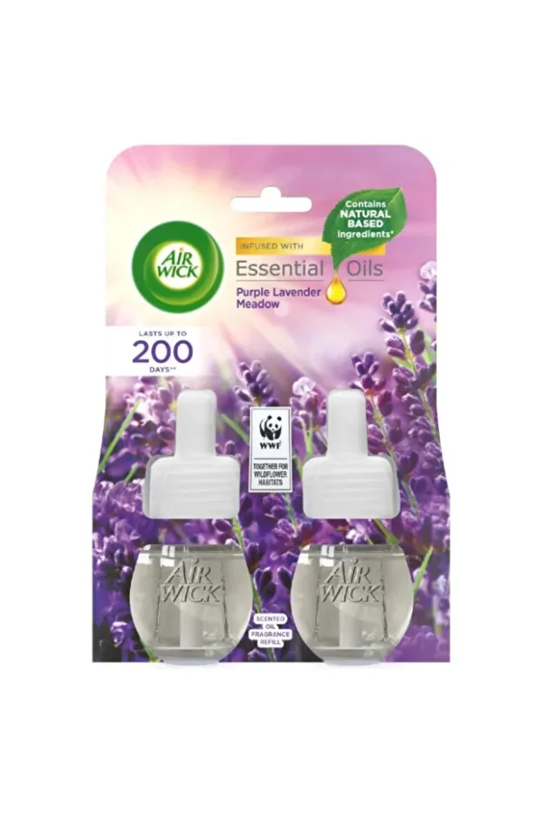 Rezervă odorizant electric Air Wick Purple Lavender, 2x19ml