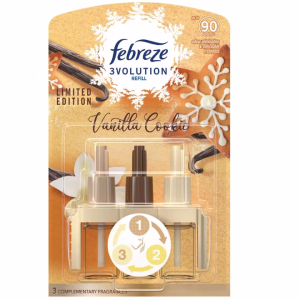 Rezervă odorizant cameră Febreze 3Volution Vanilla Cookie, 1x20ml