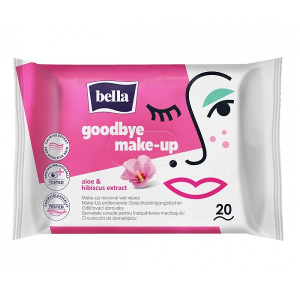 Șervețele demachiante Bella, 20 bucăți