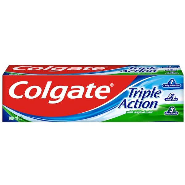 Pastă de dinți Colgate Triple Action, 100ml